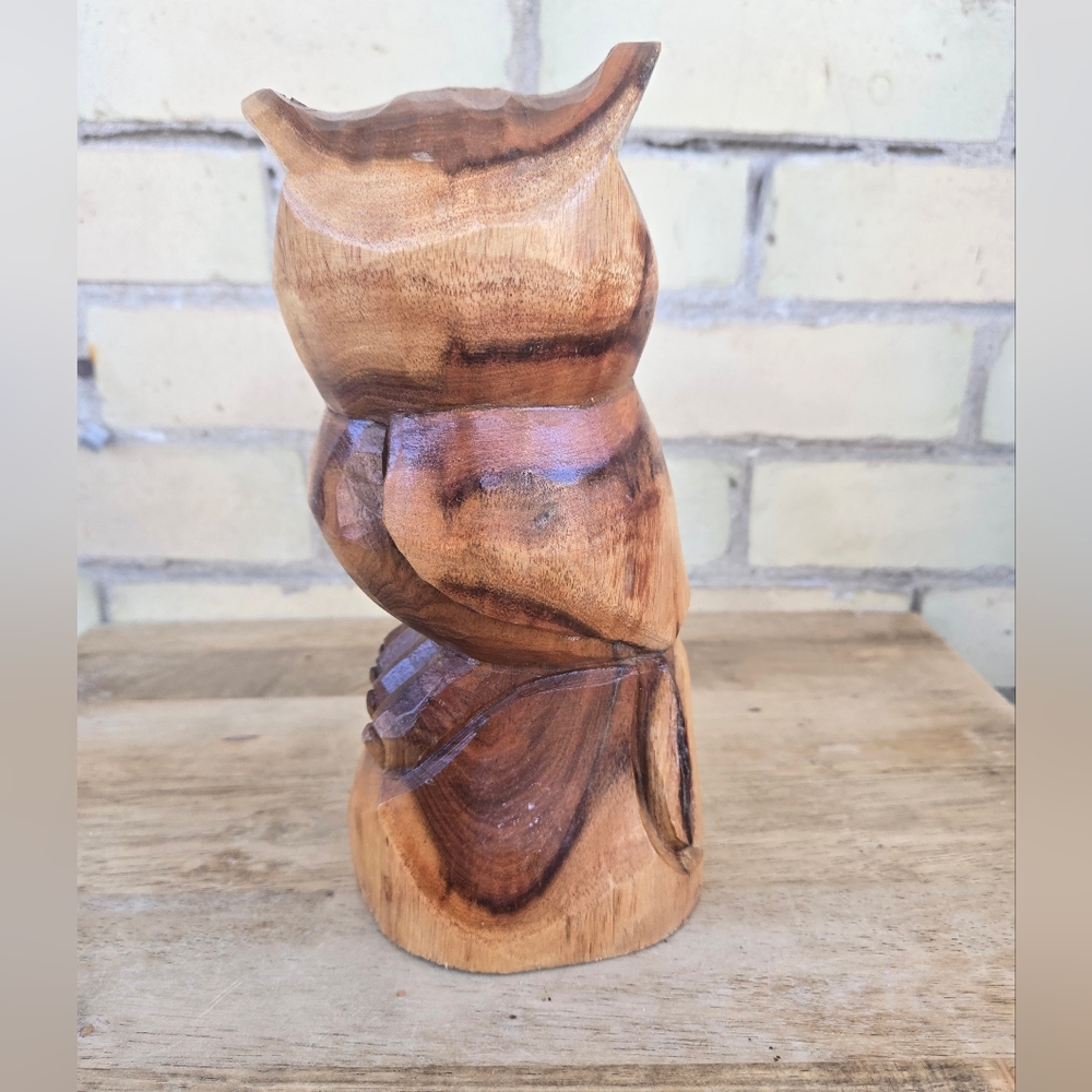 Vintage Owl Carving - Picture 7 of 9